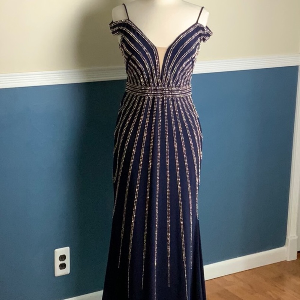Xscape beaded gown